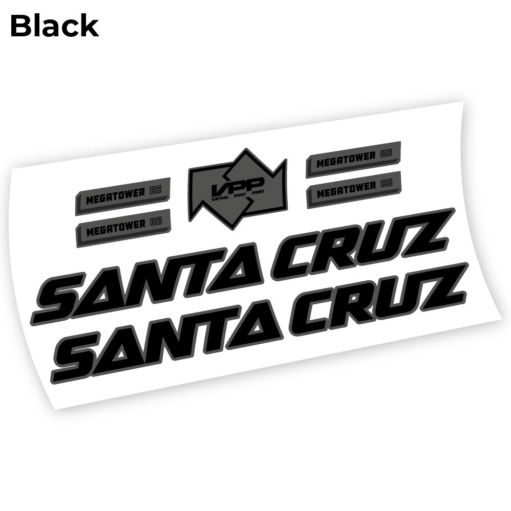 Autocollant Santa Cruz Megatower 2021, autocollant Vélo Cadre Vinyle