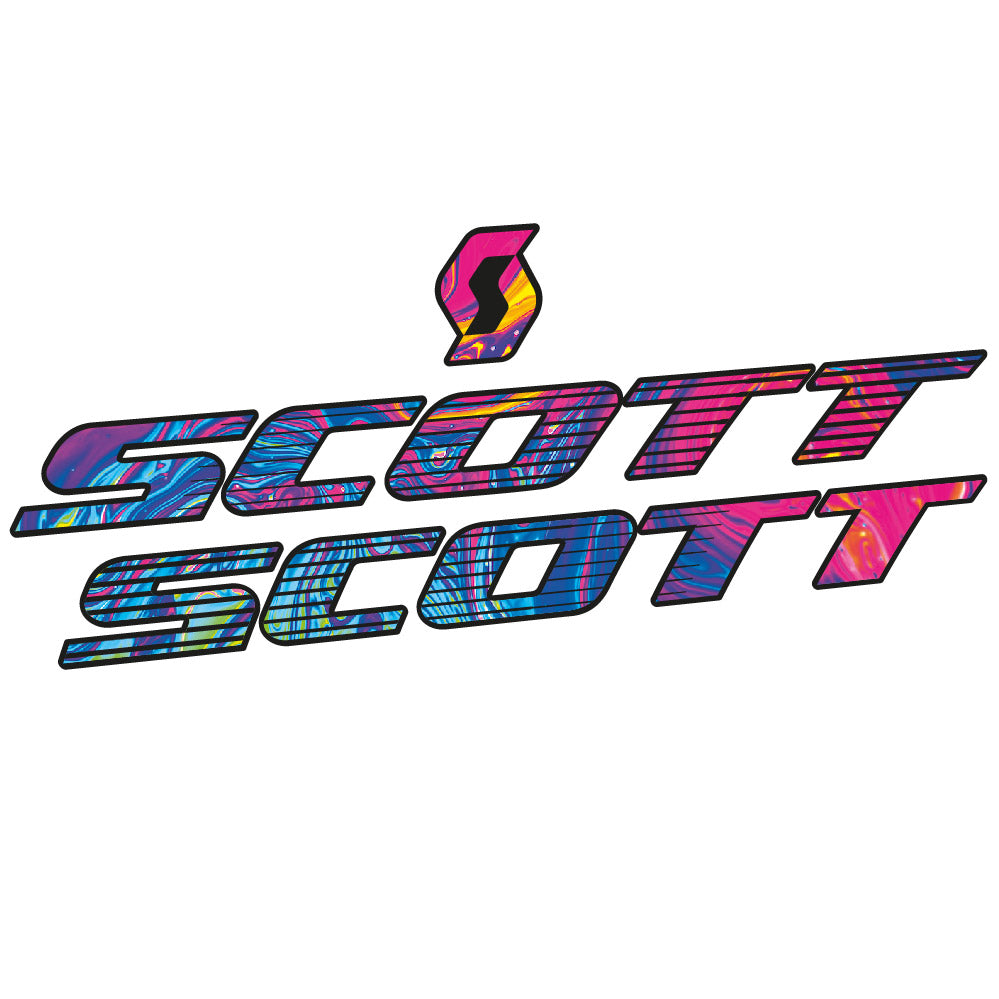 Autocollant Scott, Cadre, Vélo vinyle autocollant