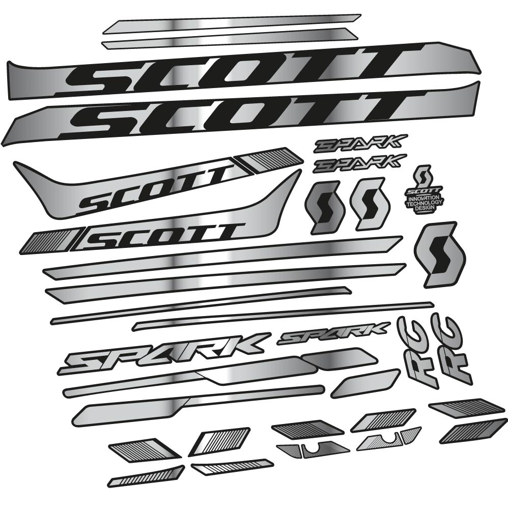 Autocollant Scott Spark 930 2017, Cadre, vélo vinyle sticker