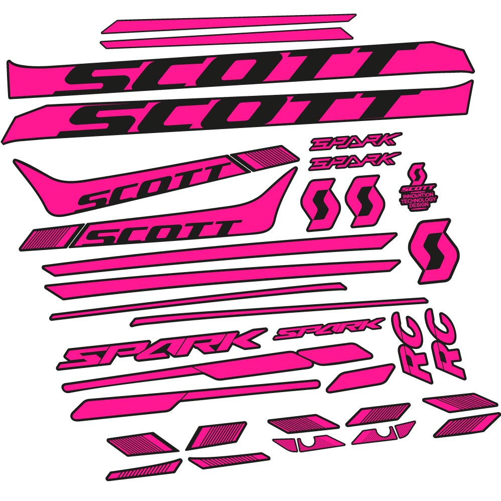 Autocollant Scott Spark 930 2017, Cadre, vélo vinyle sticker