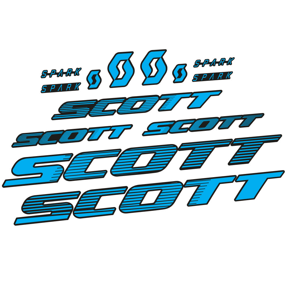 Autocollant Scott Spark RC 2022, Cadre, Vélo vinyle sticker