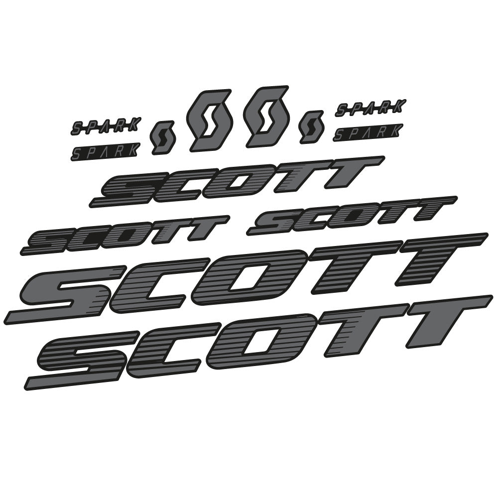 Autocollant Scott Spark RC 2022, Cadre, Vélo vinyle sticker