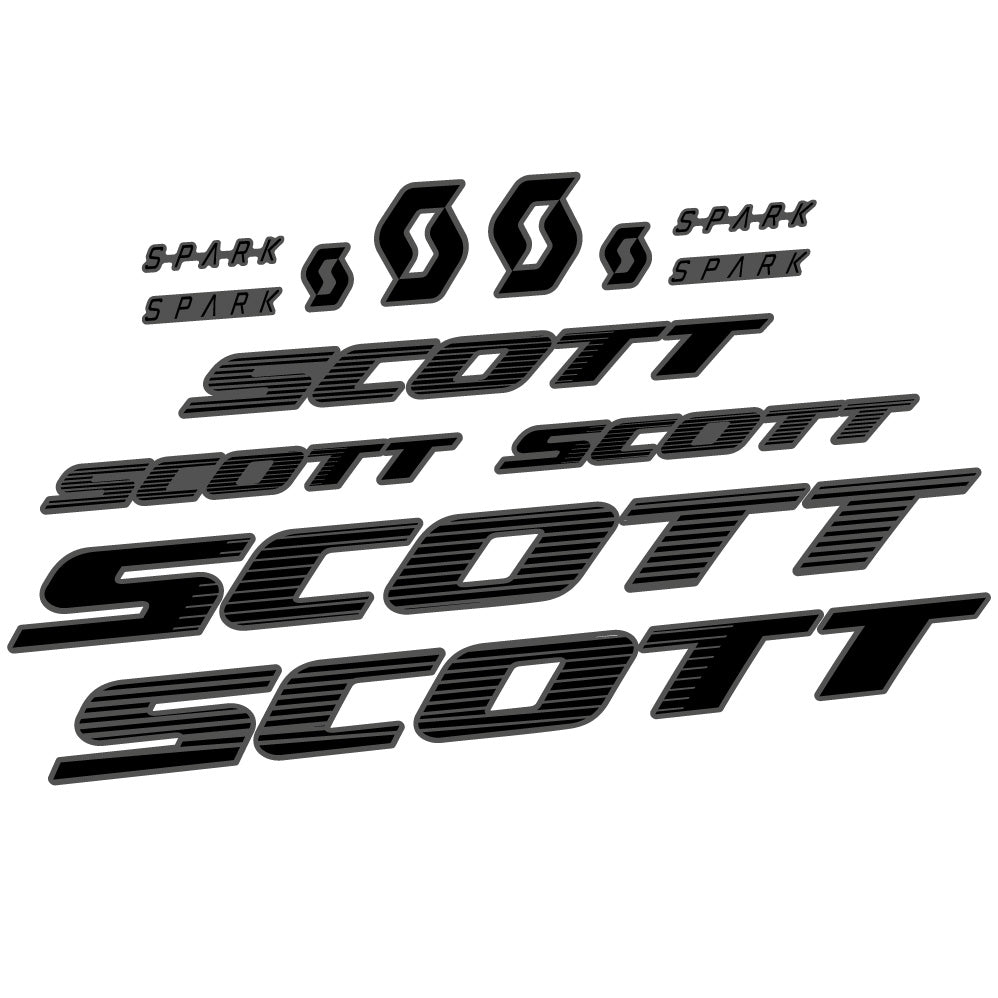 Autocollant Scott Spark RC 2022, Cadre, Vélo vinyle sticker