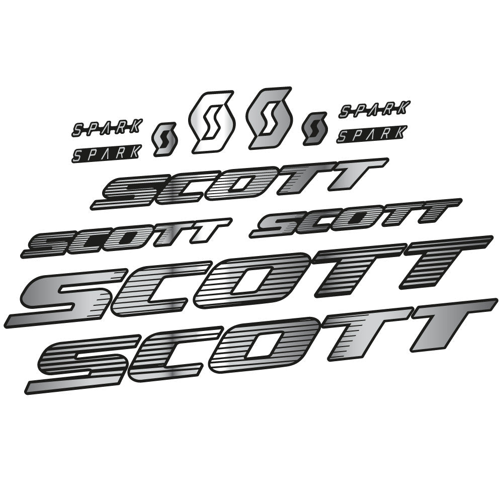 Autocollant Scott Spark RC 2022, Cadre, Vélo vinyle sticker