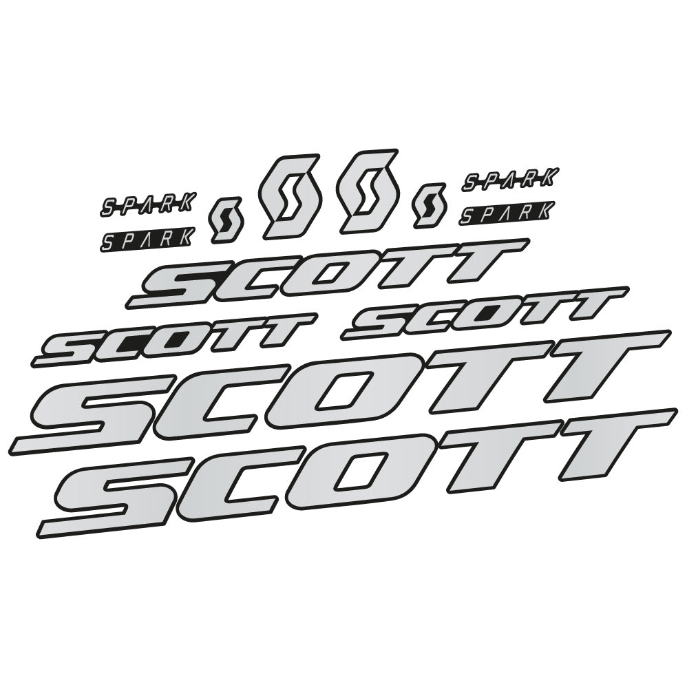 Autocollant Scott Spark RC 2022, Cadre, Vinyle sticker