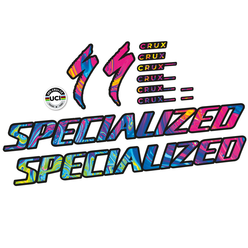 Autocollant Specialized Crux 2022, Cadre, Vélo vinyle autocollant