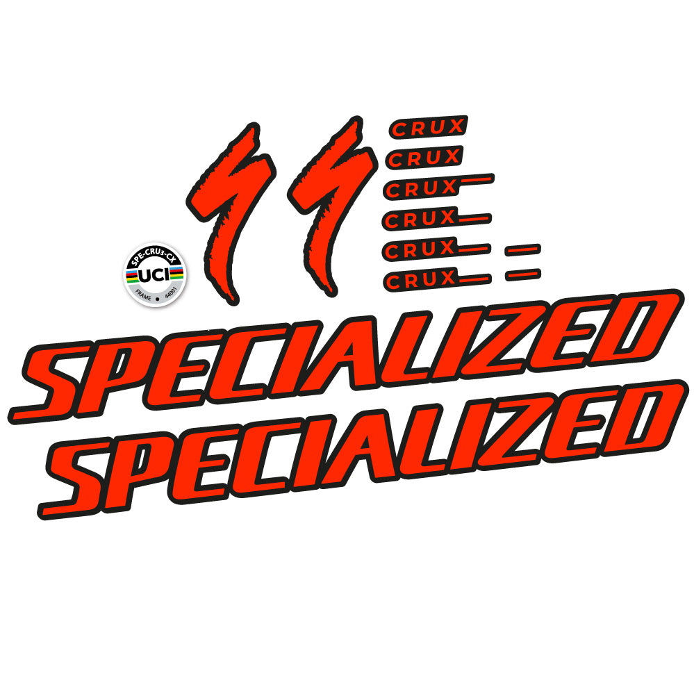 Autocollant Specialized Crux 2022, Cadre, Vélo vinyle autocollant