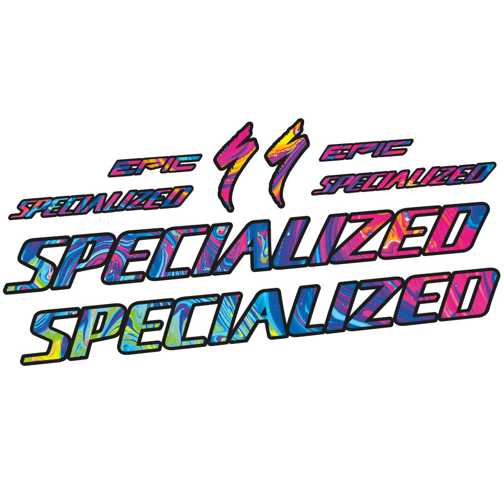 Autocollant Specialized Epic HT 2022, Fourche, Vélo vinyle sticker