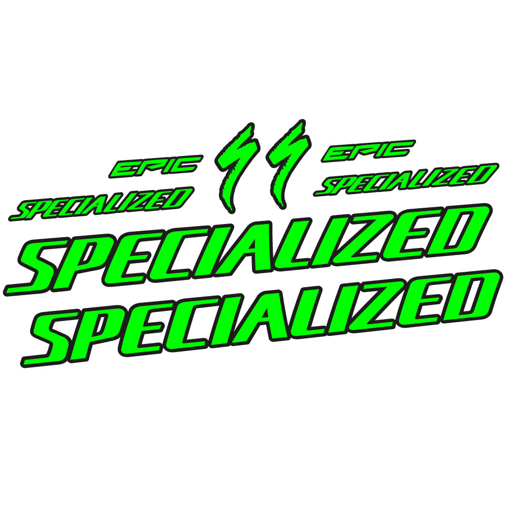 Autocollant Specialized Epic HT 2022, Fourche, Vélo vinyle sticker