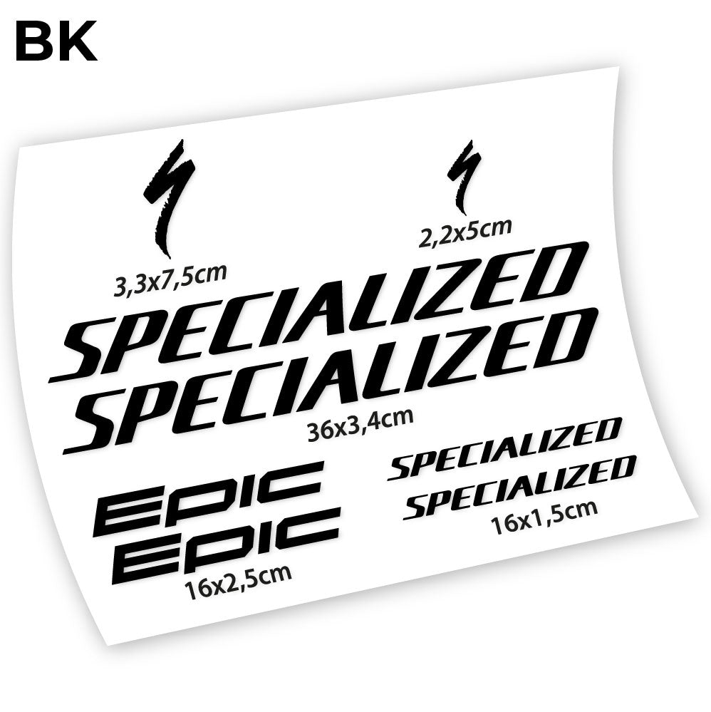 Autocollant, Specialized Epic, Autocollant Vélo Cadre Vinyle