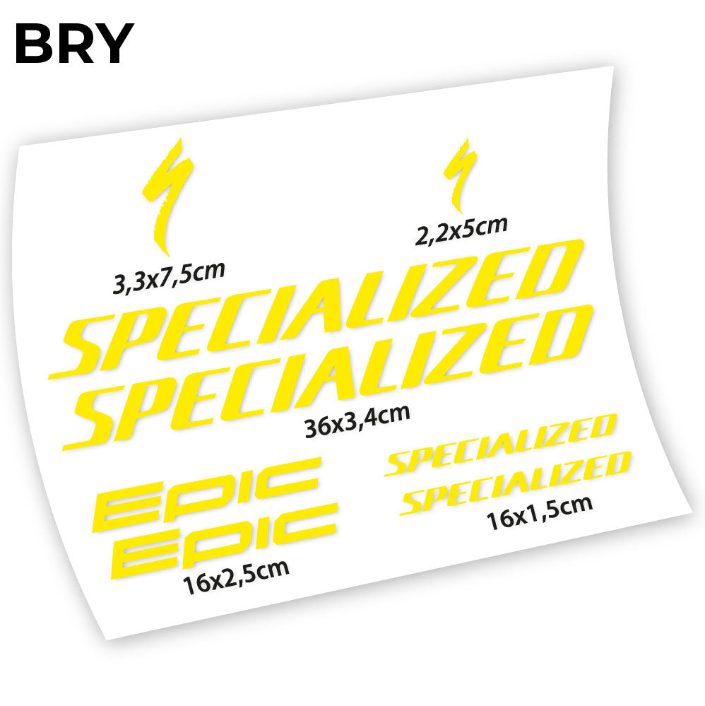 Autocollant, Specialized Epic, Autocollant Vélo Cadre Vinyle