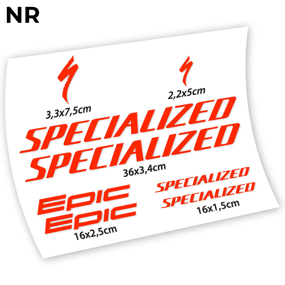Autocollant, Specialized Epic, Autocollant Vélo Cadre Vinyle