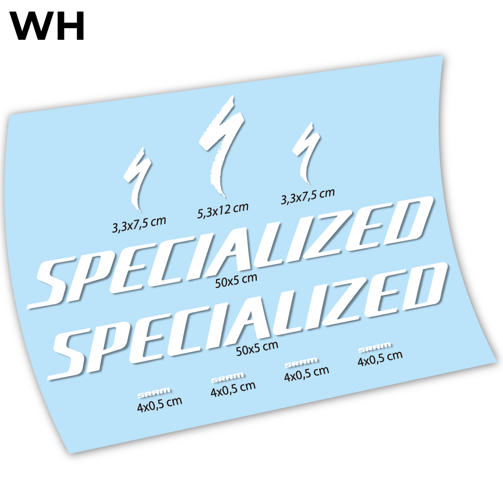 Autocollant, Specialized, Autocollant Vélo Cadre Vinyle