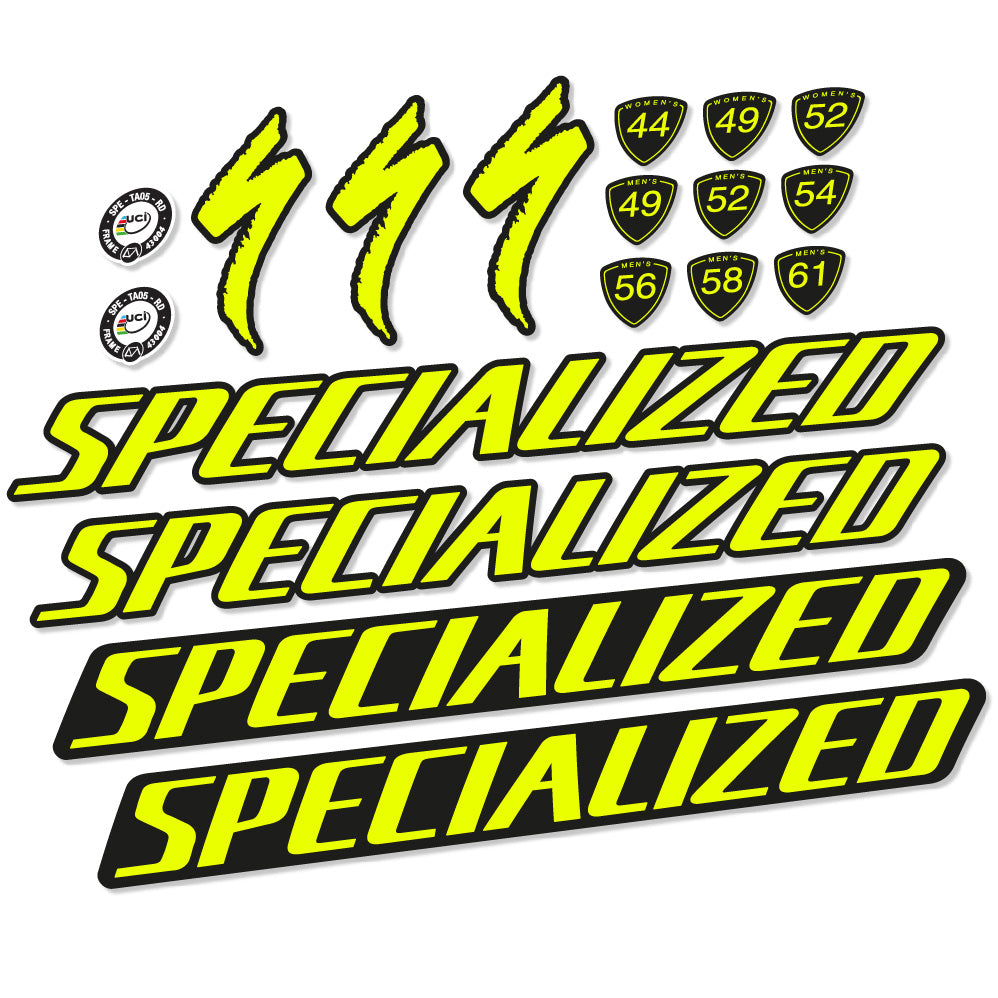Autocollant Specialized Tarmac Disc Pro Di2 2019, Cadre, Vélo vinyle sticker
