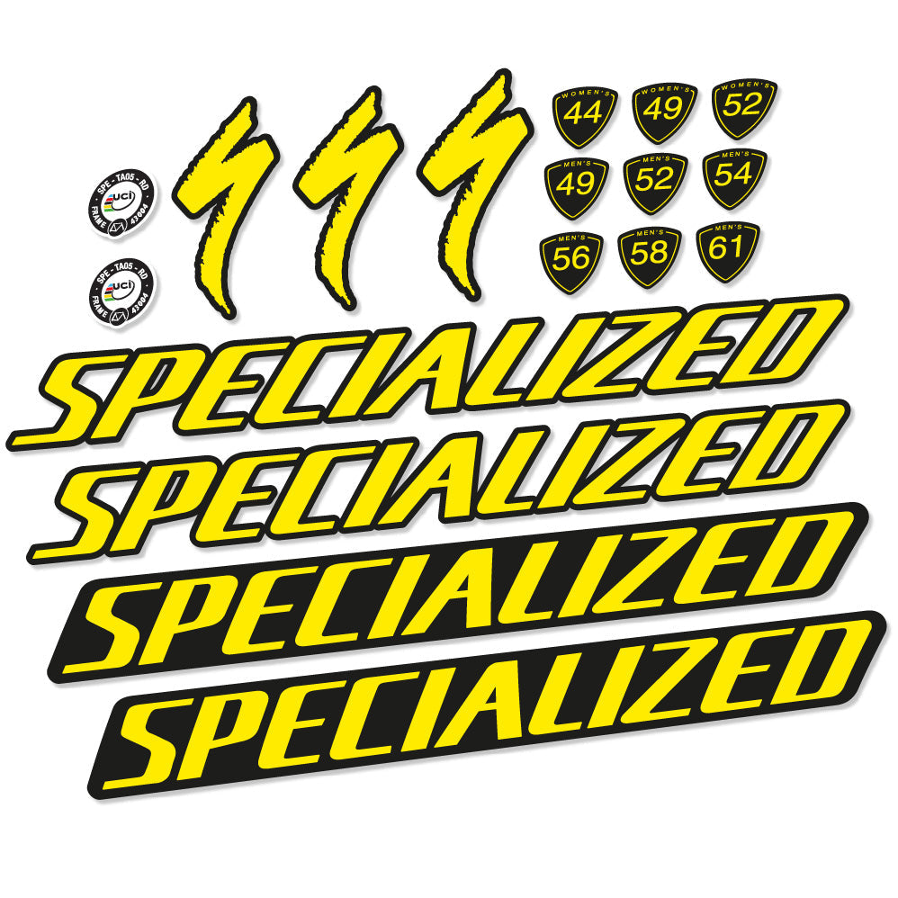 Autocollant Specialized Tarmac Disc Pro Di2 2019, Cadre, Vélo vinyle sticker