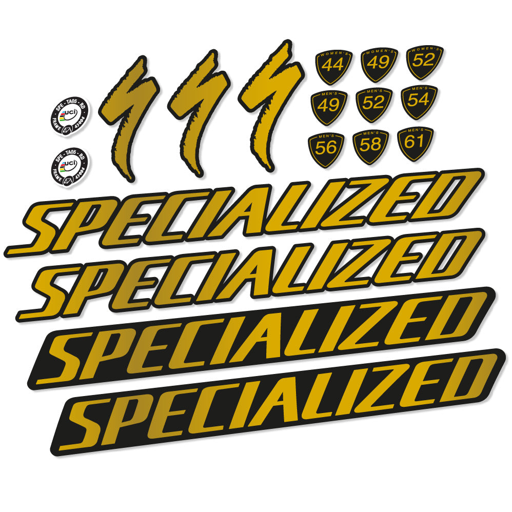 Autocollant Specialized Tarmac Disc Pro Di2 2019, Cadre, Vélo vinyle sticker