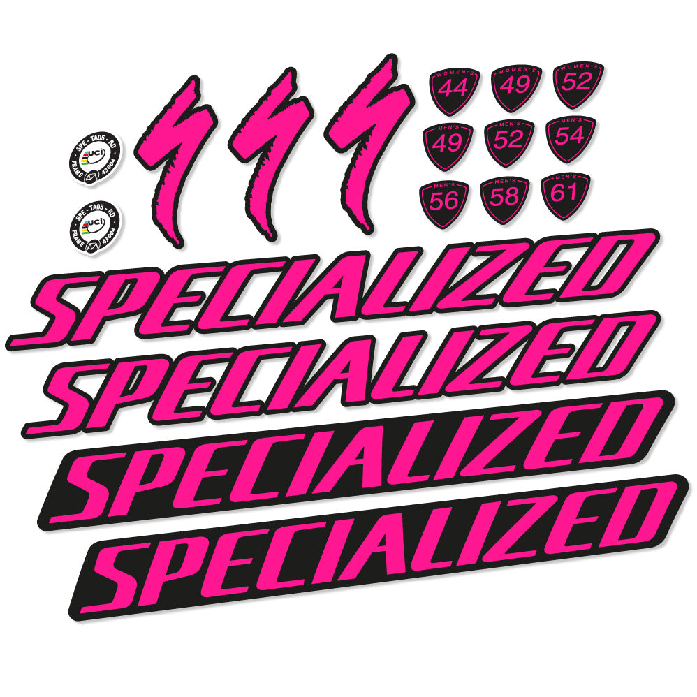 Autocollant Specialized Tarmac Disc Pro Di2 2019, Cadre, Vélo vinyle sticker