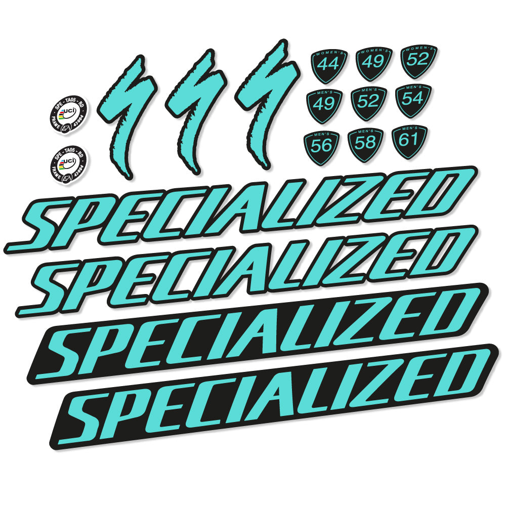 Autocollant Specialized Tarmac Disc Pro Di2 2019, Cadre, Vélo vinyle sticker