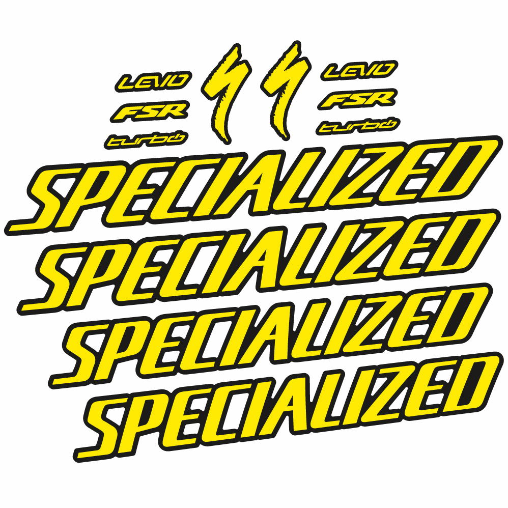 Autocollant Specialized Turbo Levo Comp Carbon 2023, Cadre, Vélo vinyle sticker