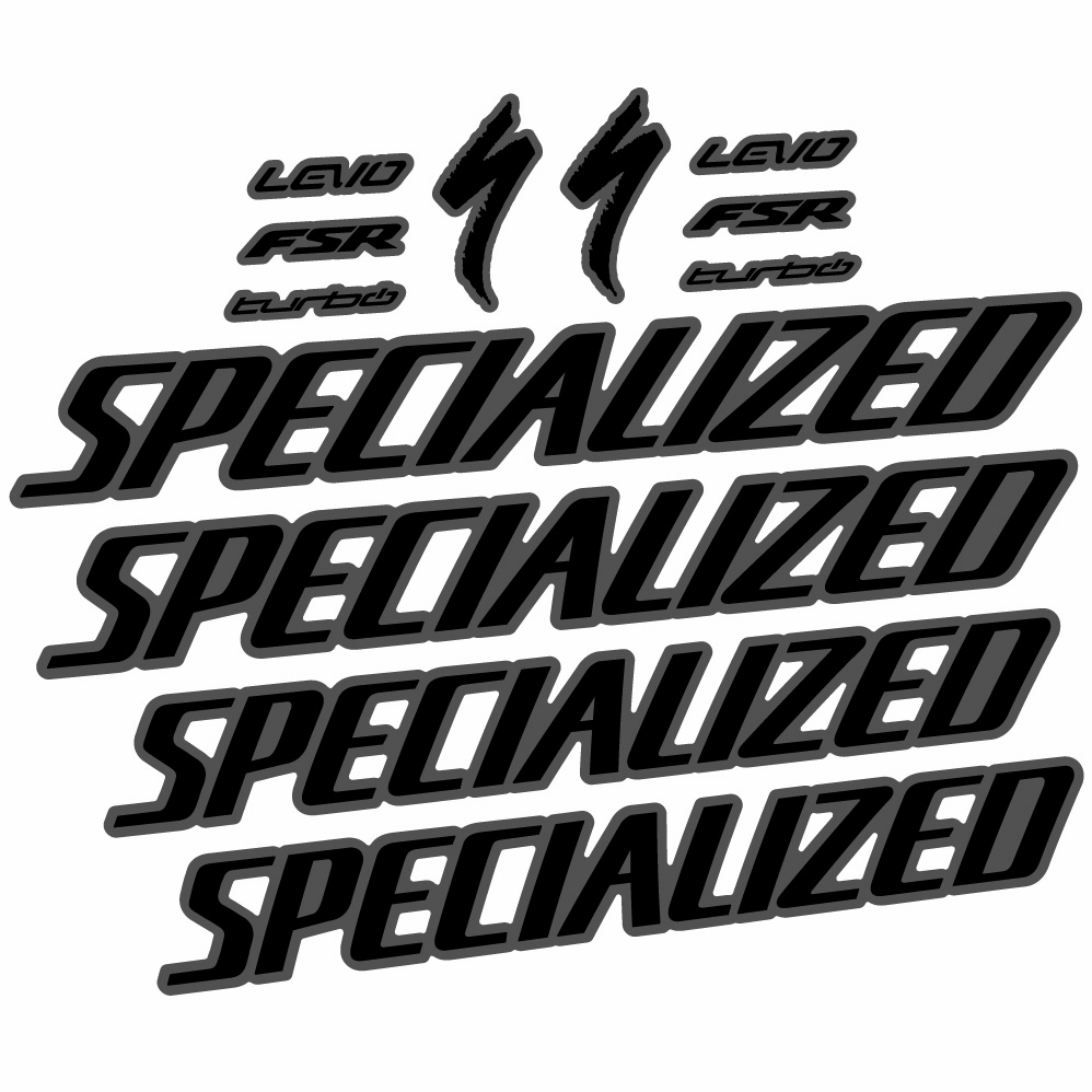 Autocollant Specialized Turbo Levo Comp Carbon 2023, Cadre, Vélo vinyle sticker
