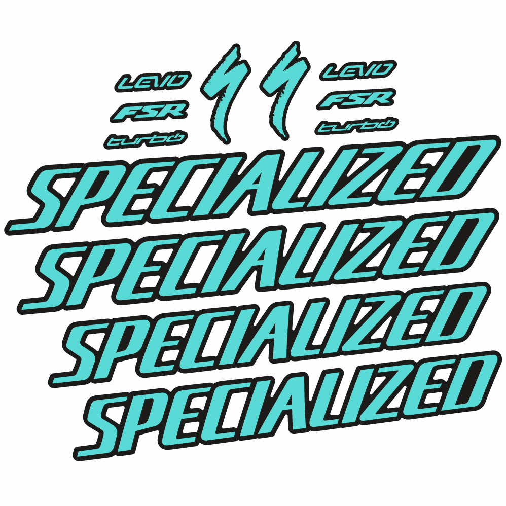Autocollant Specialized Turbo Levo Comp Carbon 2023, Cadre, Vélo vinyle sticker