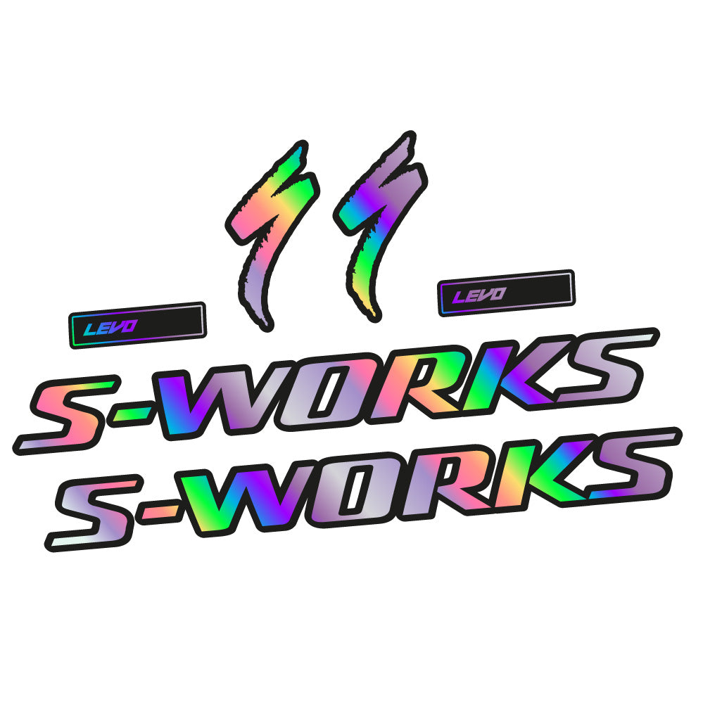 Autocollant S-Works Turbo Levo Gen3 2022, Cadre, Vélo vinyle sticker