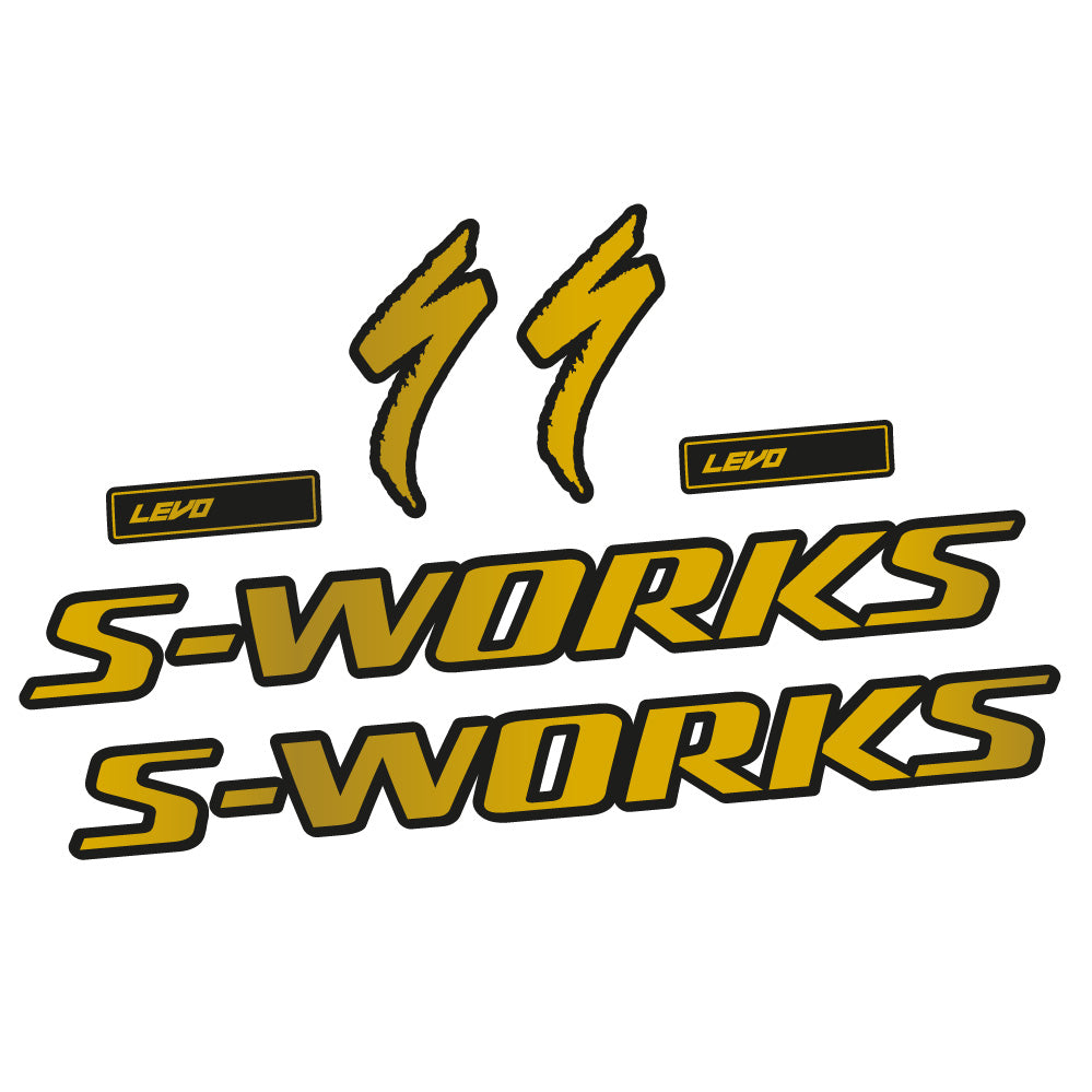 Autocollant S-Works Turbo Levo Gen3 2022, Cadre, Vélo vinyle sticker