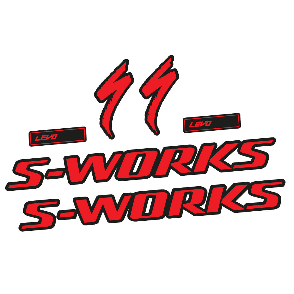 Autocollant S-Works Turbo Levo Gen3 2022, Cadre, Vélo vinyle sticker