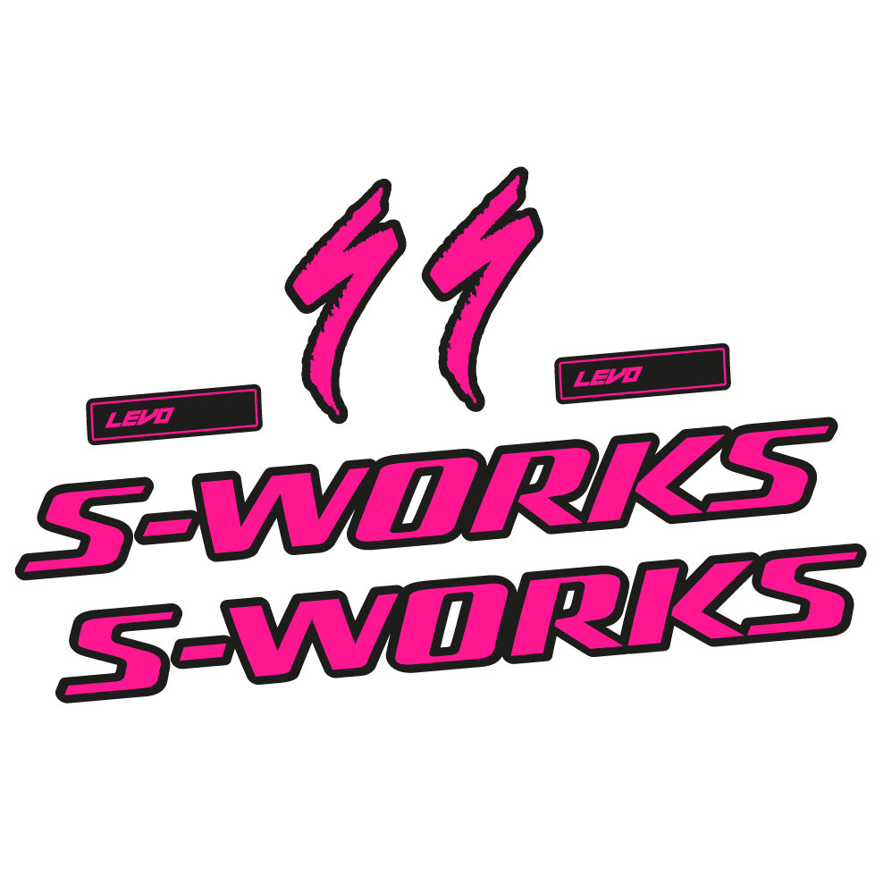 Autocollant S-Works Turbo Levo Gen3 2022, Cadre, Vélo vinyle sticker