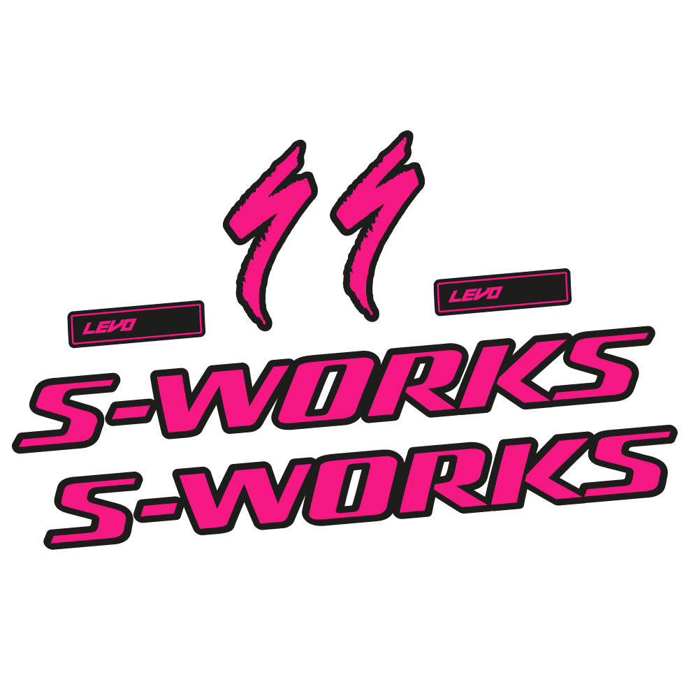 Autocollant S-Works Turbo Levo Gen3 2022, Cadre, Vélo vinyle sticker