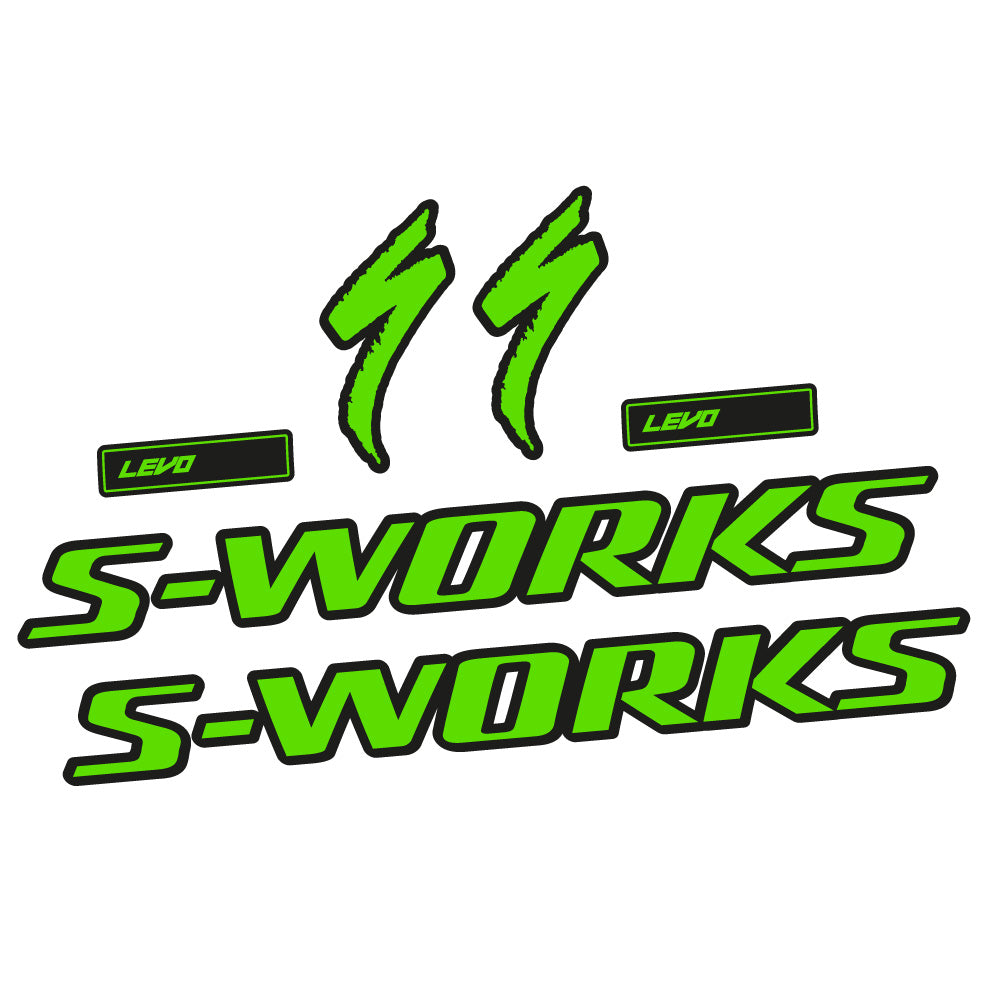 Autocollant S-Works Turbo Levo Gen3 2022, Cadre, Vélo vinyle sticker