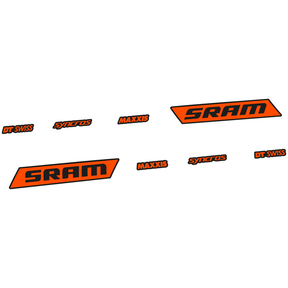 Autocollant Sram Syncross Maxxis, inclinable, autocollant Vinyle