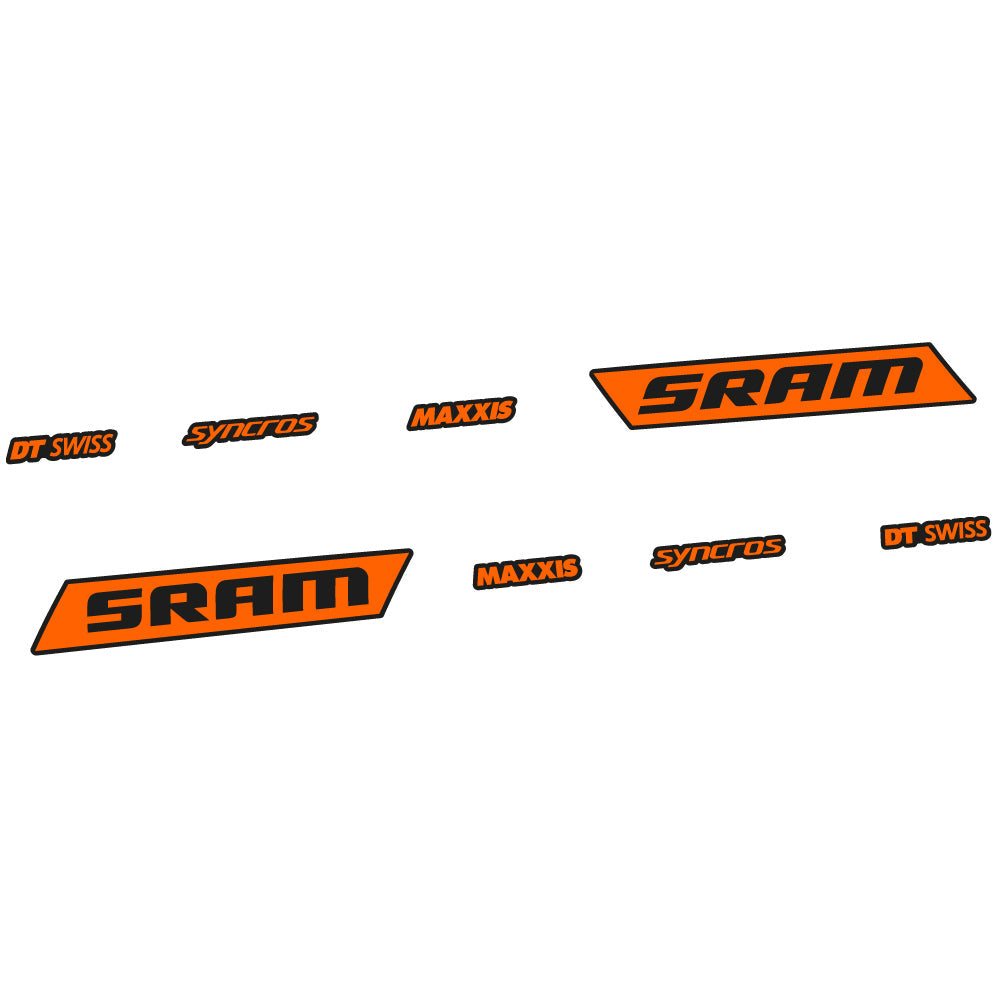 Autocollant Sram Syncross Maxxis, inclinable, autocollant Vinyle