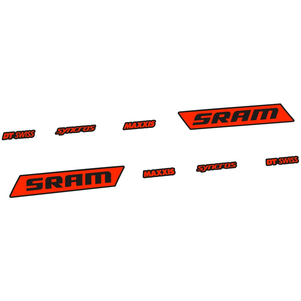 Autocollant Sram Syncross Maxxis, inclinable, autocollant Vinyle