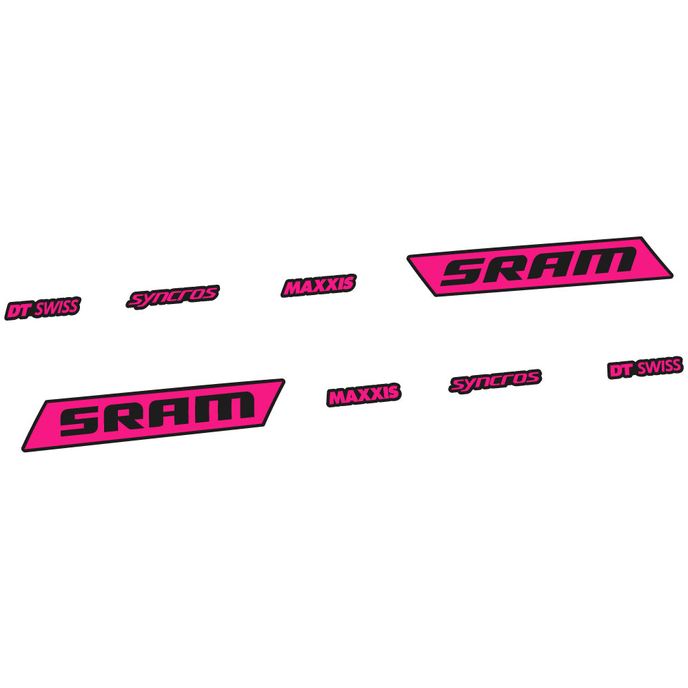 Autocollant Sram Syncross Maxxis, inclinable, autocollant Vinyle