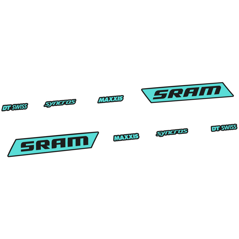 Autocollant Sram Syncross Maxxis, inclinable, autocollant Vinyle