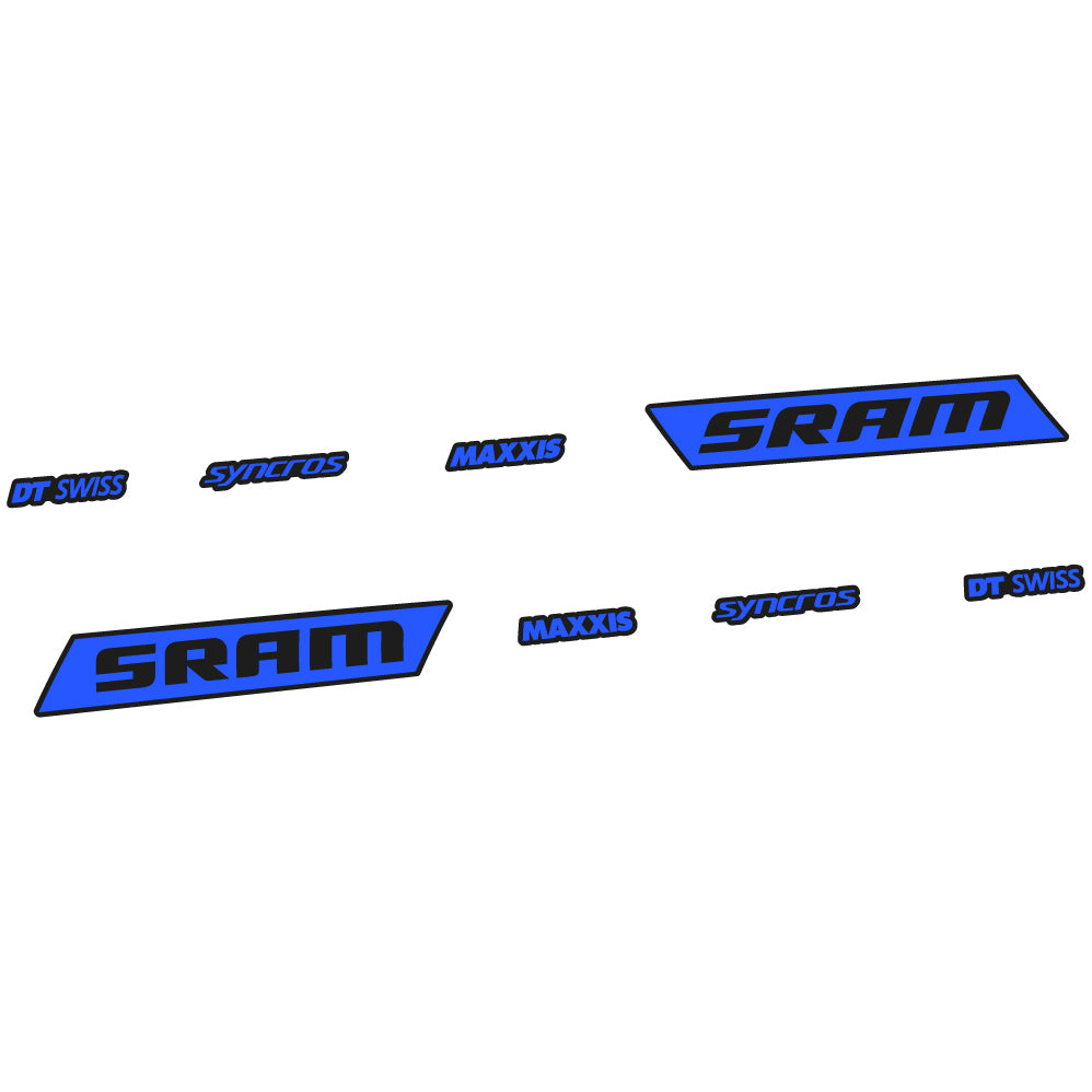 Autocollant Sram Syncross Maxxis, inclinable, autocollant Vinyle