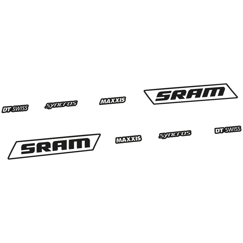 Autocollant Sram Syncross Maxxis, inclinable, autocollant Vinyle