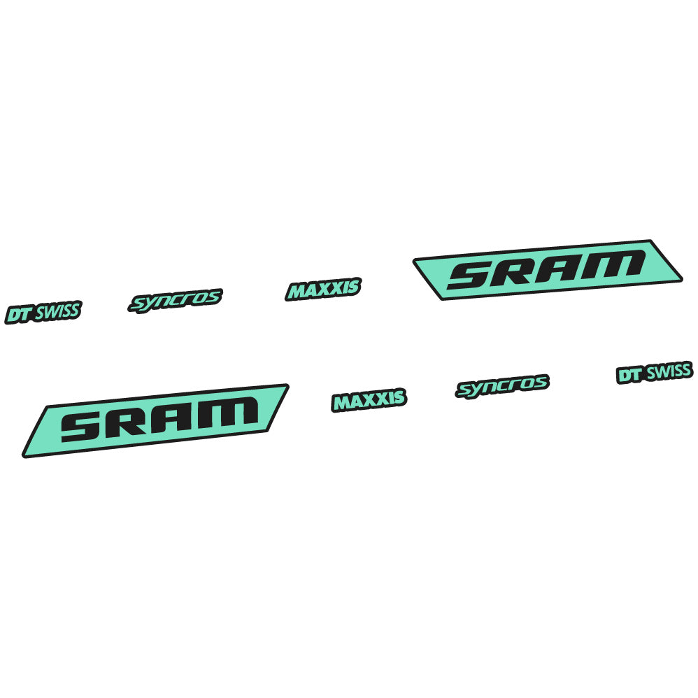 Autocollant Sram Syncross Maxxis, inclinable, autocollant Vinyle