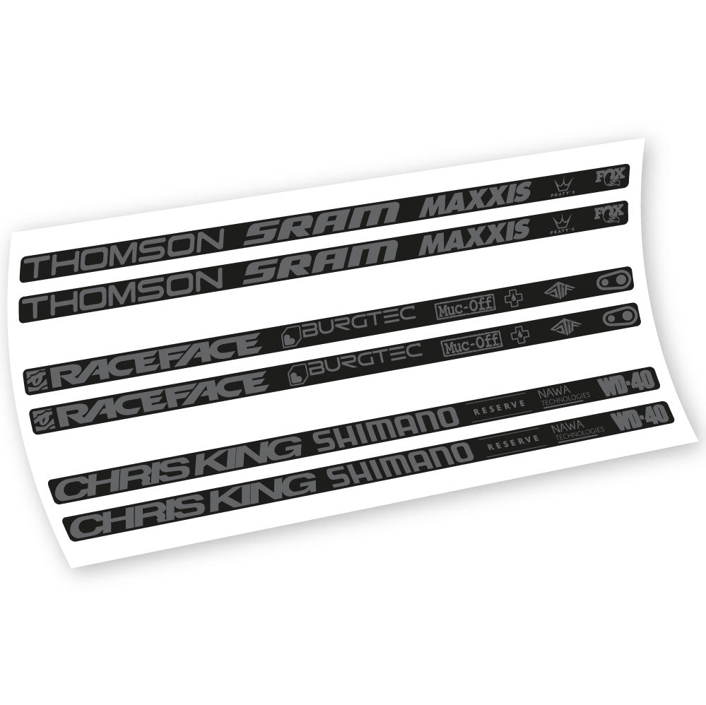 Autocollants, Divers Drands, Cadre, Vélo vinyle sticker