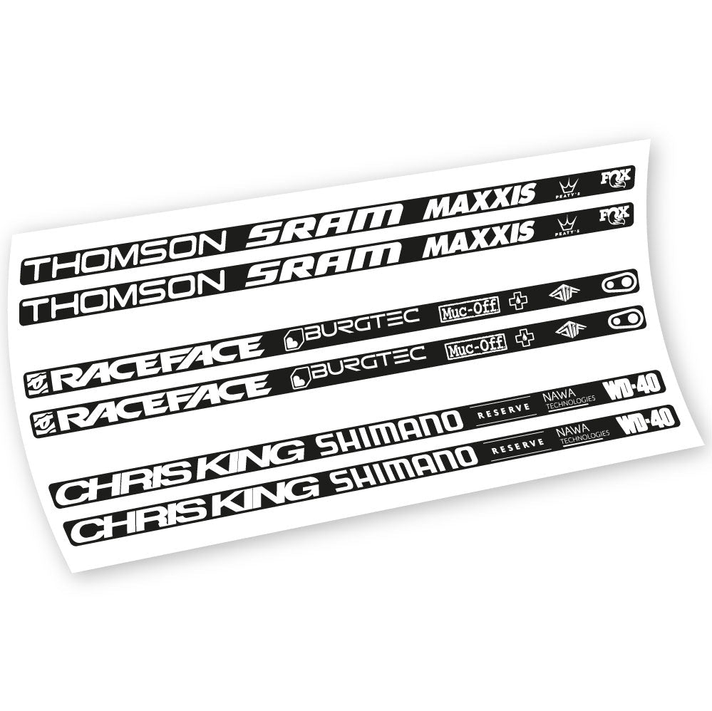 Autocollants, Divers Drands, Cadre, Vélo vinyle sticker