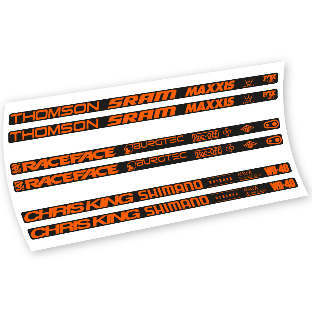 Autocollants, Divers Drands, Cadre, Vélo vinyle sticker