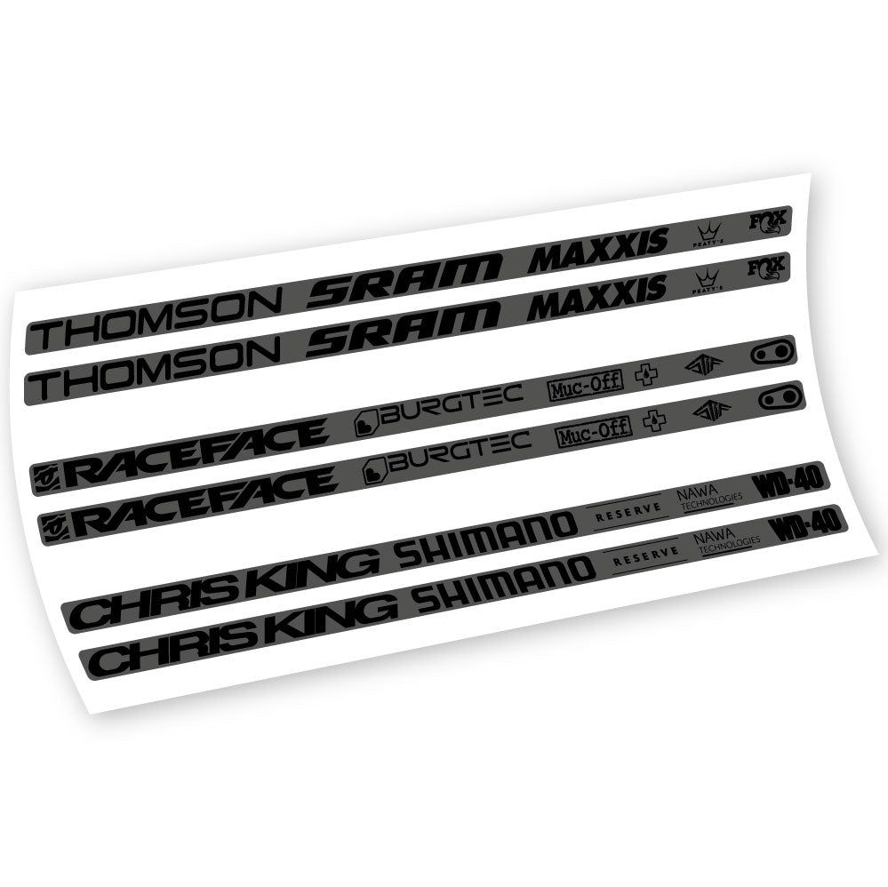 Autocollants, Divers Drands, Cadre, Vélo vinyle sticker