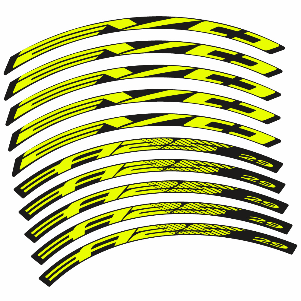 Autocollant BH Evo A25, Roues VTT 29, Autocollant Vélo vinyle