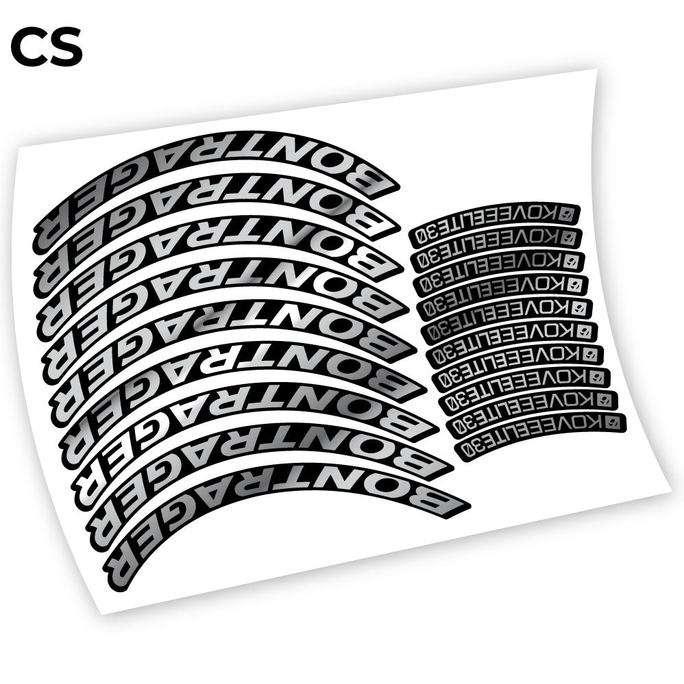 Autocollant Bontrager Kovee Elite 30, autocollant vinyle Mountain Wheel Vélos