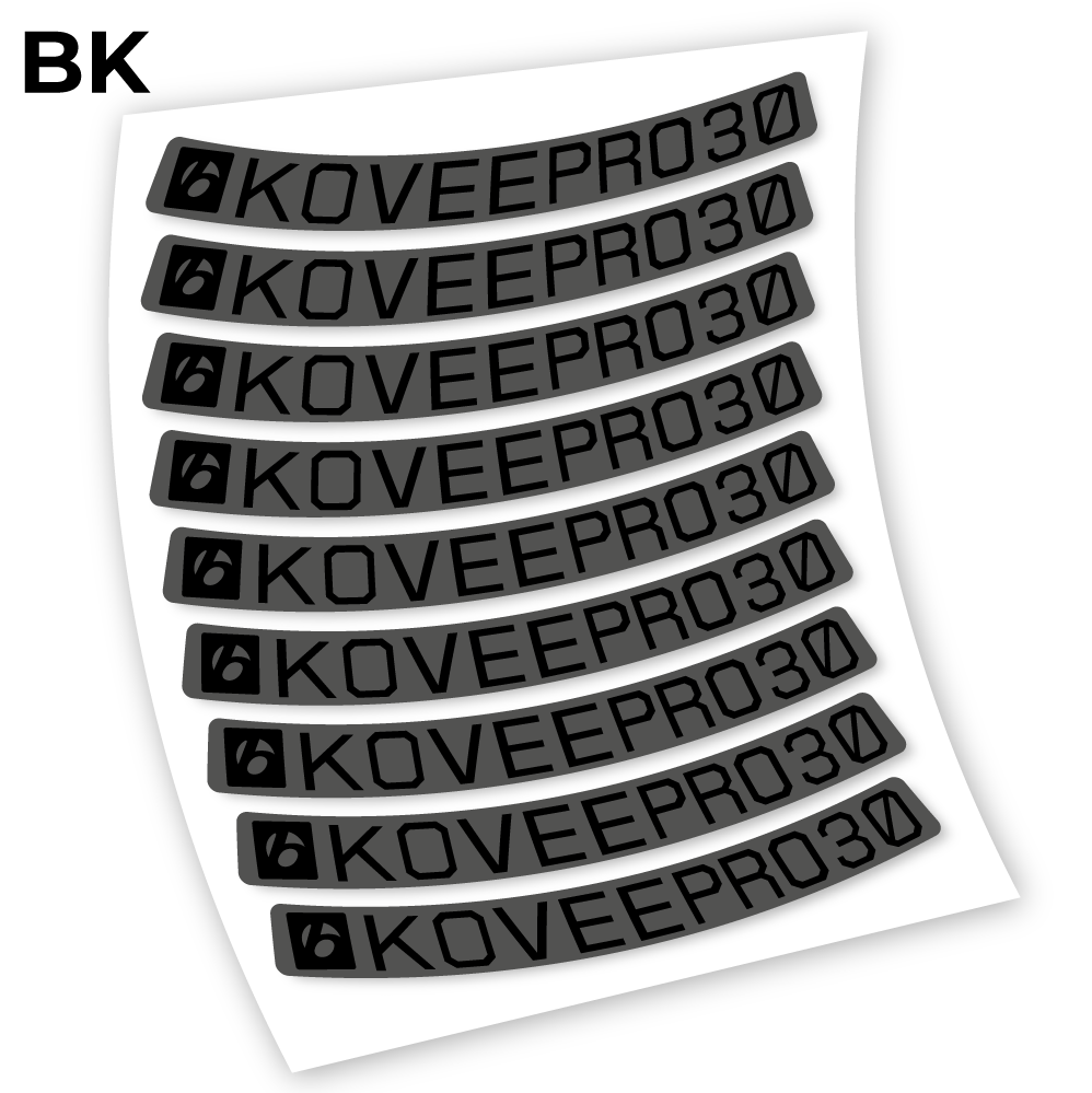 Autocollant, Bontrager KoveePro32, autocollant Mountain Wheel Vélos Vinyle