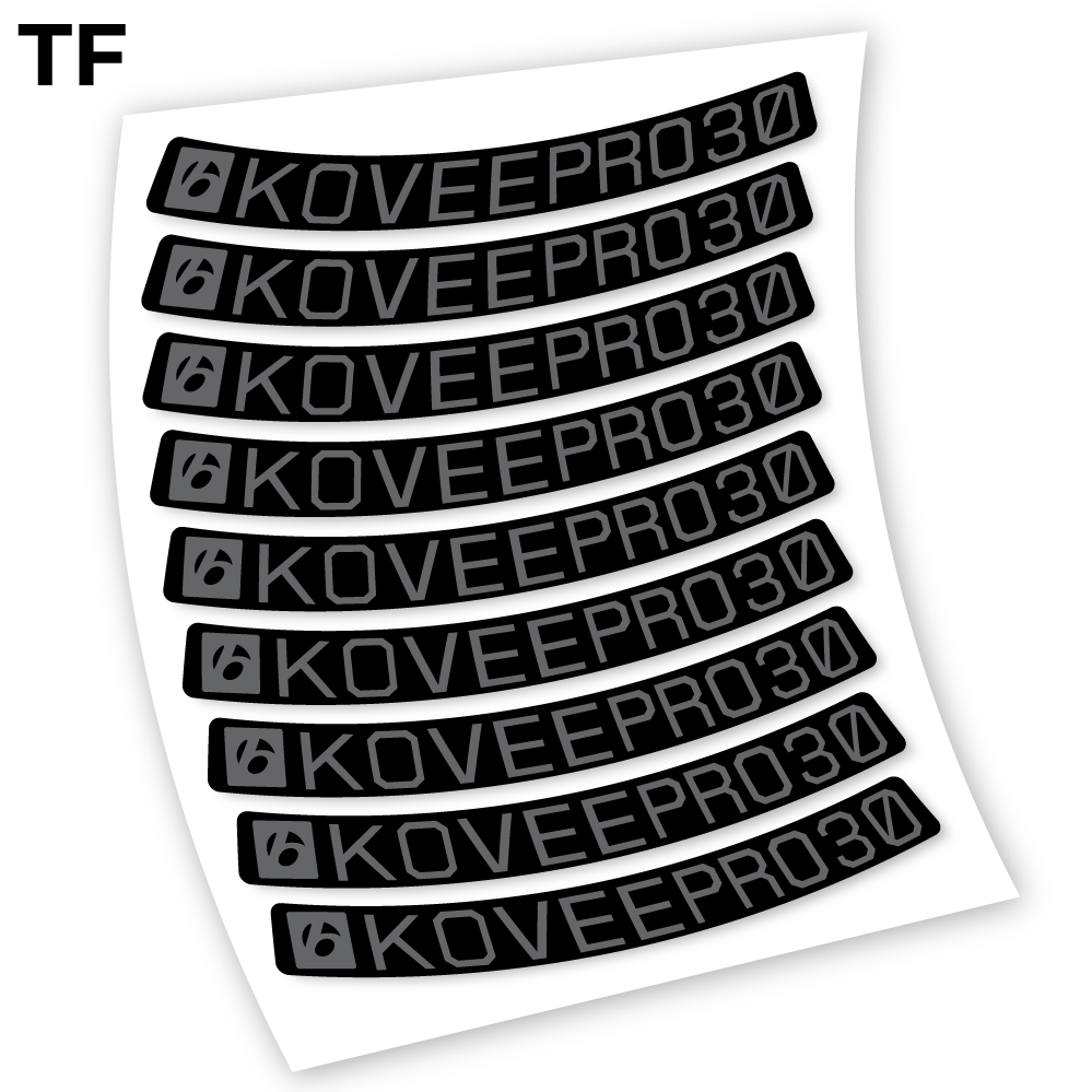 Autocollant, Bontrager KoveePro32, autocollant Mountain Wheel Vélos Vinyle