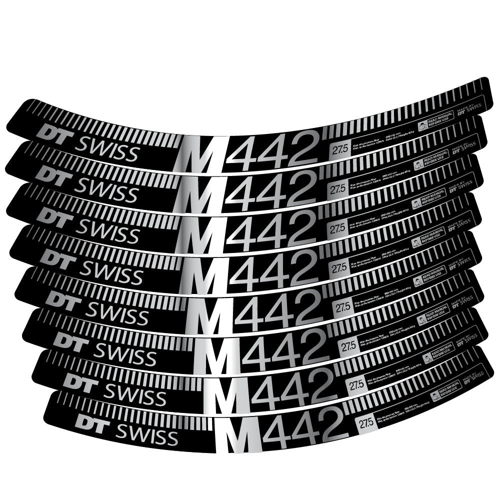 Autocollant DT Swiss M442, Roues VTT 29, Autocollant Vélo vinyle