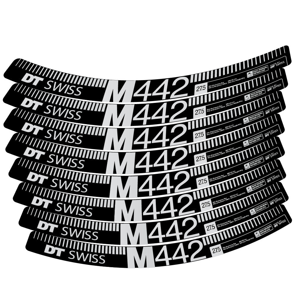 Autocollant DT Swiss M442, Roues VTT 29, Autocollant Vélo vinyle