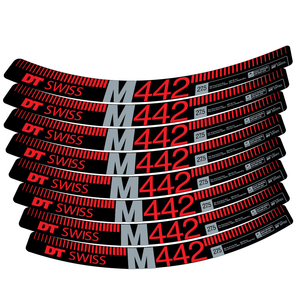 Autocollant DT Swiss M442, Roues VTT 29, Autocollant Vélo vinyle